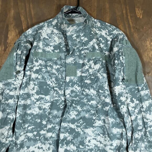 Military Army Combat Unisex Coat Green Camouflage Uniform Digicam Medium Regular - Picture 2 of 13